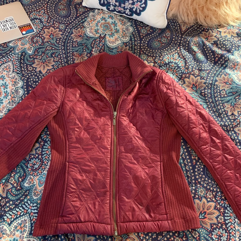 Burgundy parana jacket